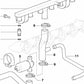 O-Ring für BMW 3 E36-Serie (OEM 13411404130). Original BMW