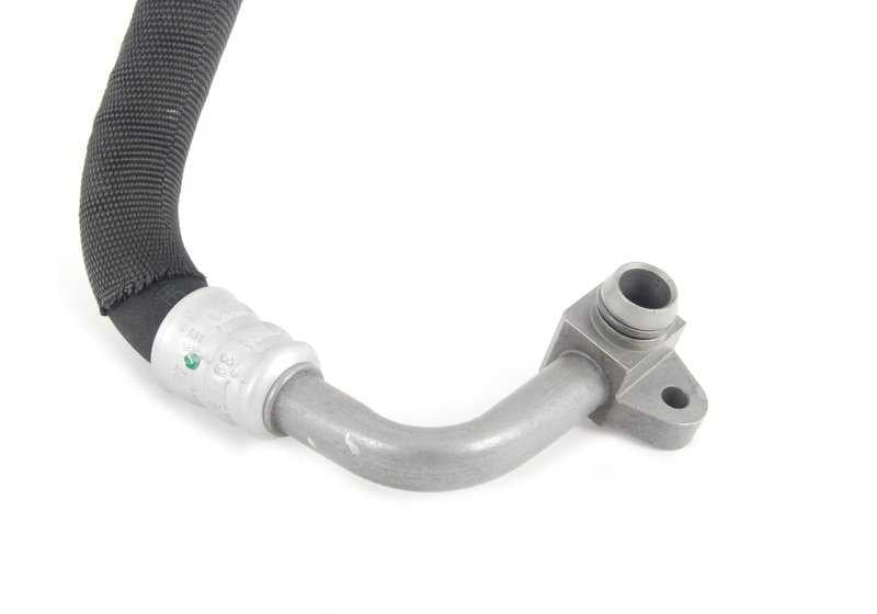 OEM 17227578660 Tubo de retorno da geladeira de óleo para BMW E70. BMW original.