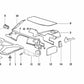 Aislante acústico derecho para BMW Serie 3 E36 (OEM 51488130872). Original BMW