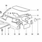 Aislamiento acústico puerta delantera derecha para BMW E36 (OEM 51488236696). Original BMW