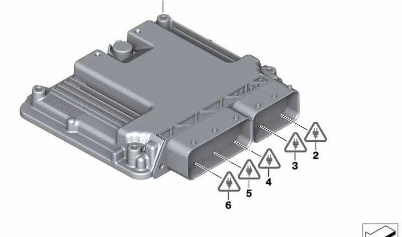 Tapa protectora para BMW Serie 3 E90N, E91N, E92, E92N, E93, E93N; Serie 5 F07, F10, F11; Serie 6 F12, F13; Serie 7 F01N, F02N; X5 E70N; X6 E71 (OEM 12527564138). Original BMW