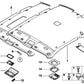 Paramento Cielo Trasera Para Bmw E46. Original Recambios