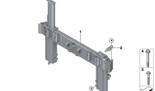 Sistema de Protección Antivuelco para BMW Serie 4 G23, G83 (OEM 54627490102). Original BMW