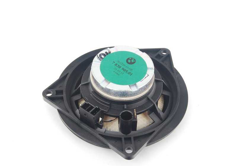 Altavoz central OEM 65137838905 para BMW modelos E90, E91, E92, E93, E63, E64. Sistema de audio original BMW.