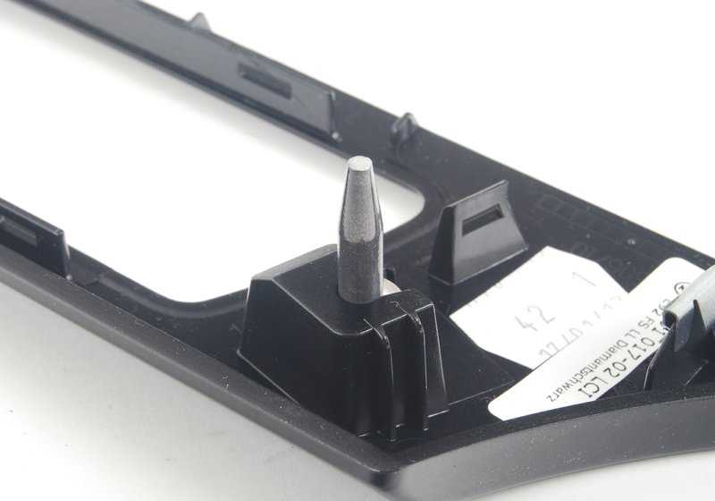 Moldura decorativa del tablero de instrumentos izquierda para BMW Serie 3 E90, E91, E92, E93 (OEM 51456985890). Original BMW