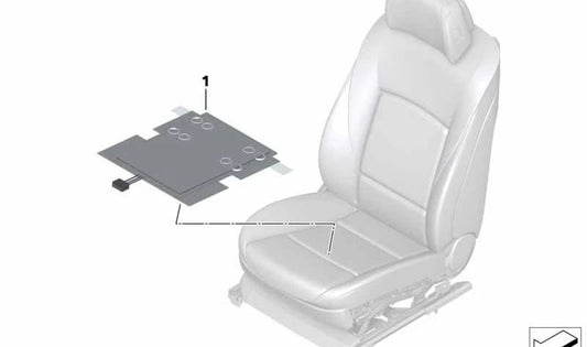 Sensor de Almohadilla para Detección de Asiento del Pasajero Clima para BMW F06, F12, F13, F06N, F12N, F13N (OEM 65779318723). Original BMW.