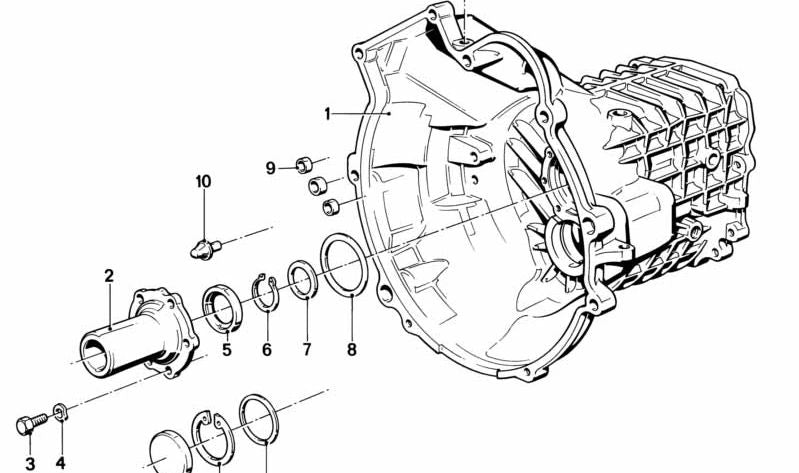 Arandela de distancia para BMW E21, E12, E28 (OEM 23121209424). Original BMW