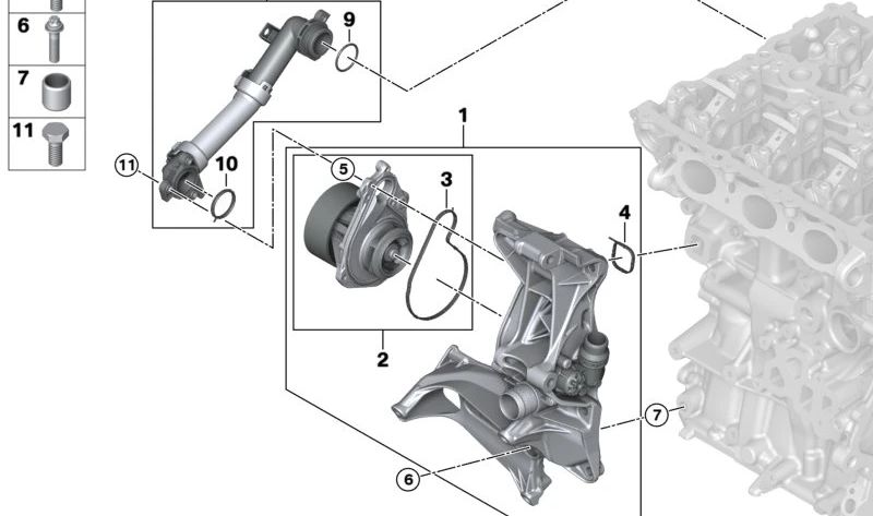 Perfil de Sellado para BMW Serie 1 F40, F52, Serie 2 F44, F45N, F46, U06, X1 F48, F49N, X2 F39, U10, MINI F54, F55, F56, F57, F60 (OEM 11518678906). Original BMW