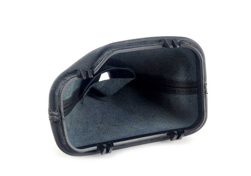 Cubierta de palanca de cambios para BMW Z4 E85, E86 (OEM 25167523134). Original BMW.