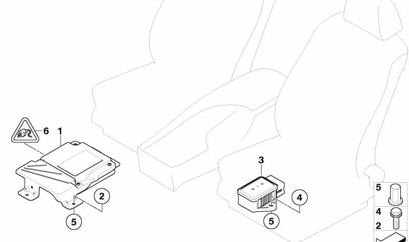 Unidad de control de dirección activa para BMW E60, E61, E63, E64. Original BMW.