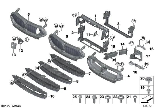 Cámara de Captura para BMW G14, G15, G16 (OEM 51137418966). Original BMW.