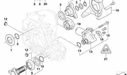 Juego de Amortiguadores de Vibraciones para BMW E90, E91, E92, E60, E61 (OEM 27107548118). Original BMW