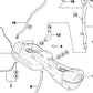 Tube de remplissage de carburant OEM 16116768785 pour BMW E82, E88. BMW d'origine.