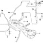 Correa tensora derecha para BMW Serie 1 E81, E82, E87, E87N, E88 Serie 3 E90N (OEM 16117195167). Original BMW.