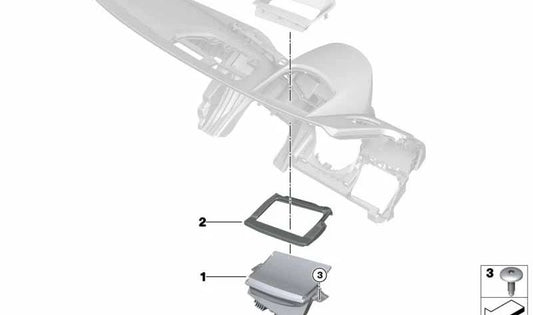 Head-Up Display para BMW F39 (OEM 62308736367). Original BMW