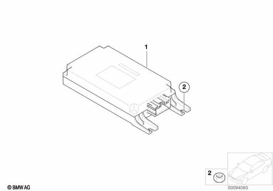 Steuermodul für Spracherkennungssystem für BMW 7er E65, E66 (OEM 84106960804). Original BMW