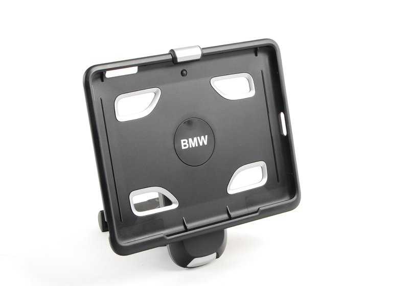 Soporte para iPad 2, 3 y 4 OEM 51952360373 para BMW (E81, E82, E87, E88, F20, F21, F40, F52, F22, F23, F44, F45, F46, F87, G42, U06, E90, E91, E92, E93, F30, F31, F34, F35, G20, G21, G28, F32, F33, F36, G22, G23, G26, E60, E61, F07, F10, F11, F18, G3