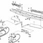 Right fresh air damper actuator for BMW E23 (OEM 64111368348). Genuine BMW