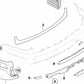 Load Reinforcement for BMW X3 E83N (OEM 51123416251). Original BMW