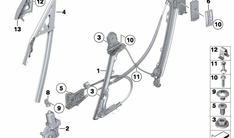 Rechte Innenwinkelleiste für BMW Z4 E89 (OEM 51337238718). Original BMW