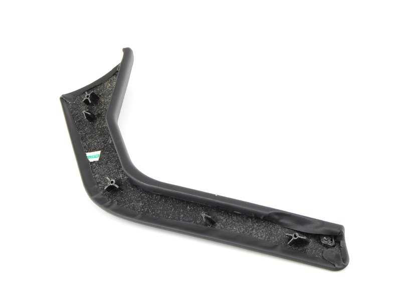 Revestimiento lateral derecho de la consola central en cuero sintético OEM 51168412374 para BMW E36, Z3. Original BMW.