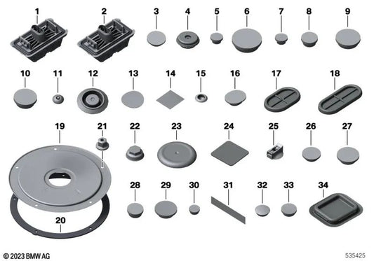 Tuelle para BMW G11, G12, F91, F92, G14, G15, G16, G18N, G29 (OEM 61139396415). Original BMW