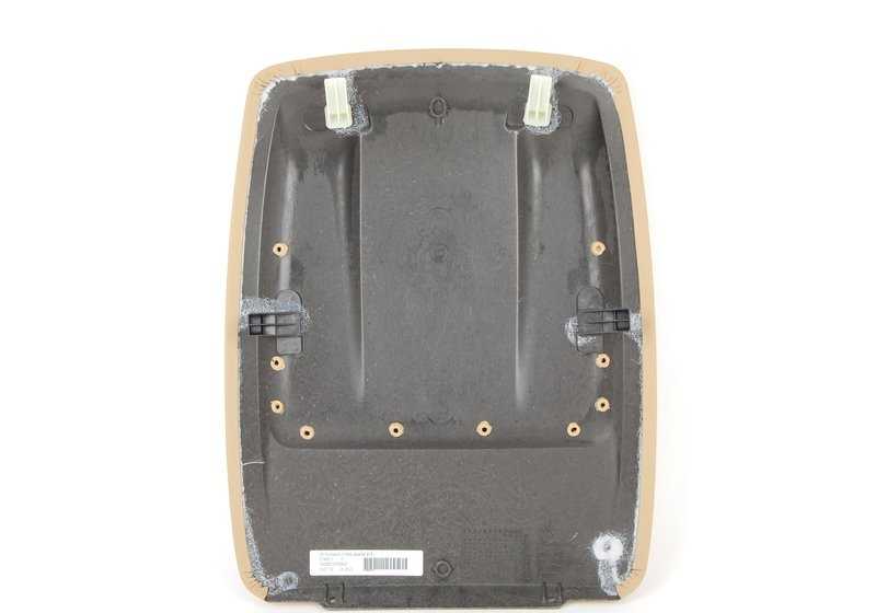 Respaldo de asiento con red de almacenamiento OEM 52109166910 para BMW E90, E91, E84. Original BMW