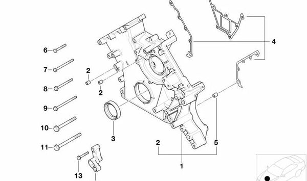 Palanca para BMW E52 Z8 (OEM 11141407749). Original BMW