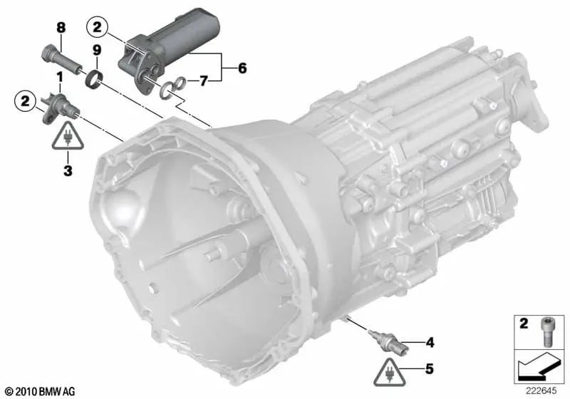 Bomba de aceite para BMW E90, E92, E93, E60, E61N, F10, E63, E64, F06, F12, F13 (OEM 11417834496). Original BMW.