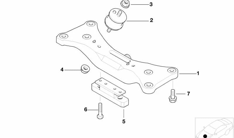 Amortiguador de vibraciones para BMW Serie 7 E38 (OEM 22321096568). Original BMW