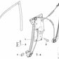 Elevalunas eléctrico delantero derecho para BMW E39 (OEM 51338252394). Original BMW