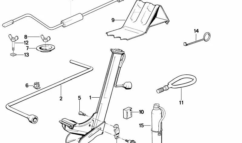 Extractor de tapacubos para BMW E30, E36, E46, E90, E91, E92, E93, F30, F31, F32, F33, F36, E34, E39, E60, E61, F07, F10, F11, F18, E63, E64, F06, F12, F13, E32, E38, E65, E66, F01N, F02N, F04, E53, E70, E71, E72, E85, E86 (OEM 36132294421). Original BMW