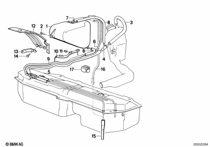 Distribuidor para BMW Serie 3 E30 (OEM 16131178752). Original BMW.