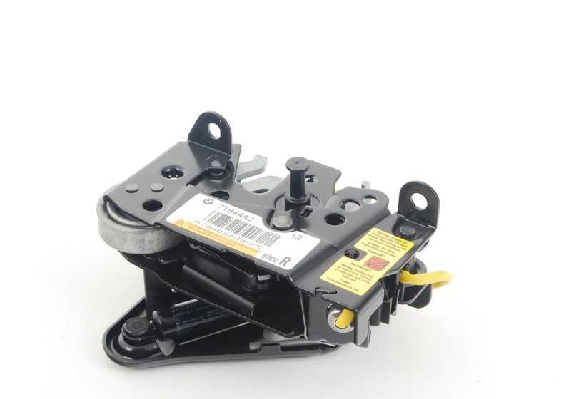 Cerradura Capó Delantero Activo Derecho para BMW F10, F11, F18, F06, F12, F13, F01N, F02N, E89 (OEM 51237184442). Original BMW.