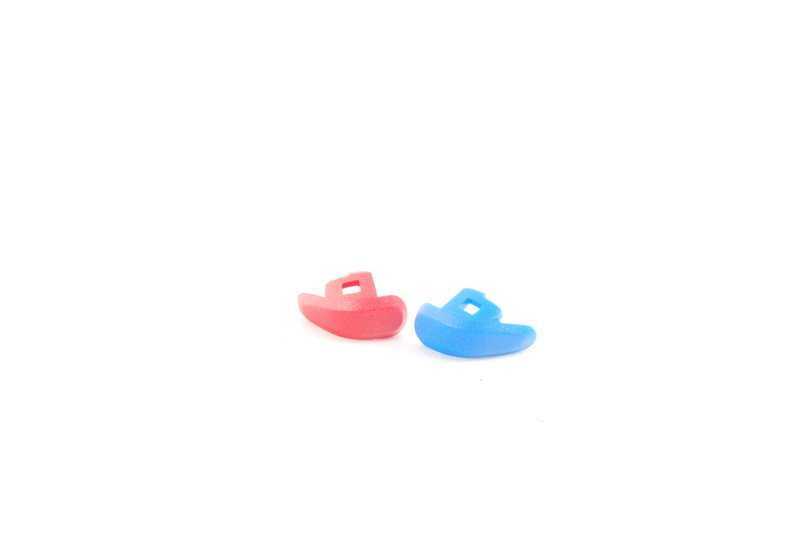 Red/Blue Temperature Control Caps for MINI models R55, R55N, R56, R56N, R57, R57N (OEM 64119318950). Original MINI