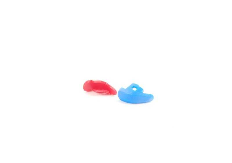 Red/Blue Temperature Control Caps for MINI models R55, R55N, R56, R56N, R57, R57N (OEM 64119318950). Original MINI