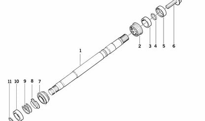 Anillo de soporte para BMW E21, E30, E36, E12, E28, E34, E24, E23, E32 (OEM 32311116374). Original BMW