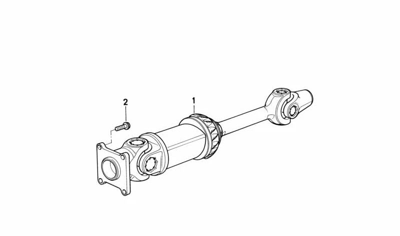 Eje de Cardán para BMW (OEM 26111458000). Original BMW