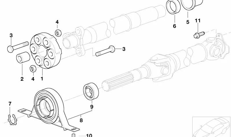 Disco de acoplamiento OEM 26118836663 para BMW F20, F21, F40, F22, F23, F44, F45, F46, U06, E36, E46, F30, F31, F34, F35, F32, F33, F36, E34, E39, F48, F49, F39, E85. Original BMW.