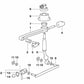 Schalthebel für BMW 3er E46 (OEM 25111434613). Original BMW