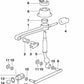 Palanca de cambios para BMW Serie 3 E46 (OEM 25117527256). Original BMW.