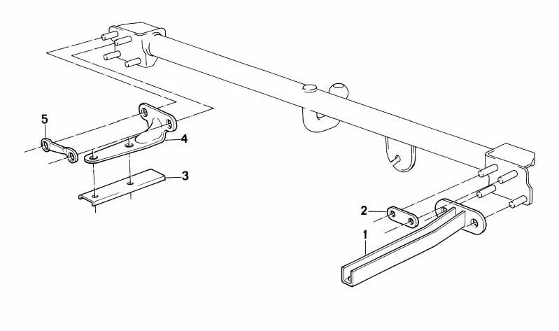 Abrazadera para BMW Serie 3 E30 (OEM 71601127712). Original BMW