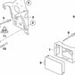 Soporte Sensor LRR para BMW Serie 5 E60, E61 (OEM 66316777310). Original BMW.