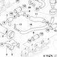 Junta Tórica para BMW Serie 5 E39, Z8 E52 (OEM 13411406378). Original BMW.