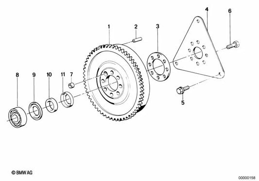 Separador para BMW Serie 5 E34, Serie 7 E32 (OEM 11221715527). Original BMW