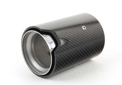 Moldura tubo escape Carbon "M PERFORMANCE" para BMW F22, F23, F30, F31, F34 GT, F32, F33, F36, F10, F11, F06, F12, F13. Original BMW