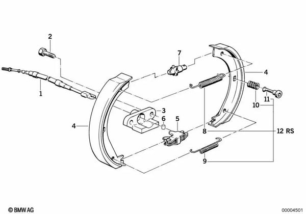 Reparación de muelles para BMW E90, E91, E92, E93 (OEM 34419064497). Original BMW