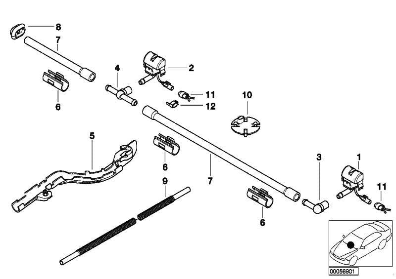 Difusor De Agua Del Limpiaparabrisas Calentable Para Bmw E46 Berlina Y Touring. Original Recambios