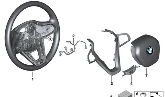 Cable de Conexión del Volante para BMW F40, F44, G42, G20, G21, G22, G23, G26, Z4 G29 (OEM 32307950707). Original BMW