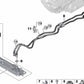 Soporte de tubos/cables OEM 17227610261 para BMW F20, F21, F22, F23, F30, F31, F34, F32, F33, F36, E70, F15, E71, F16. Original BMW.